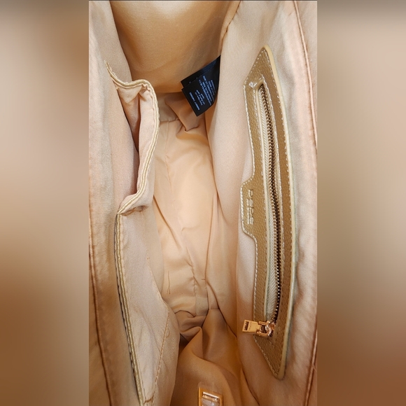 Bebe Gold Natalie Shopper Tote Satchel With Braided Handle NWOT - Picture 14 of 14